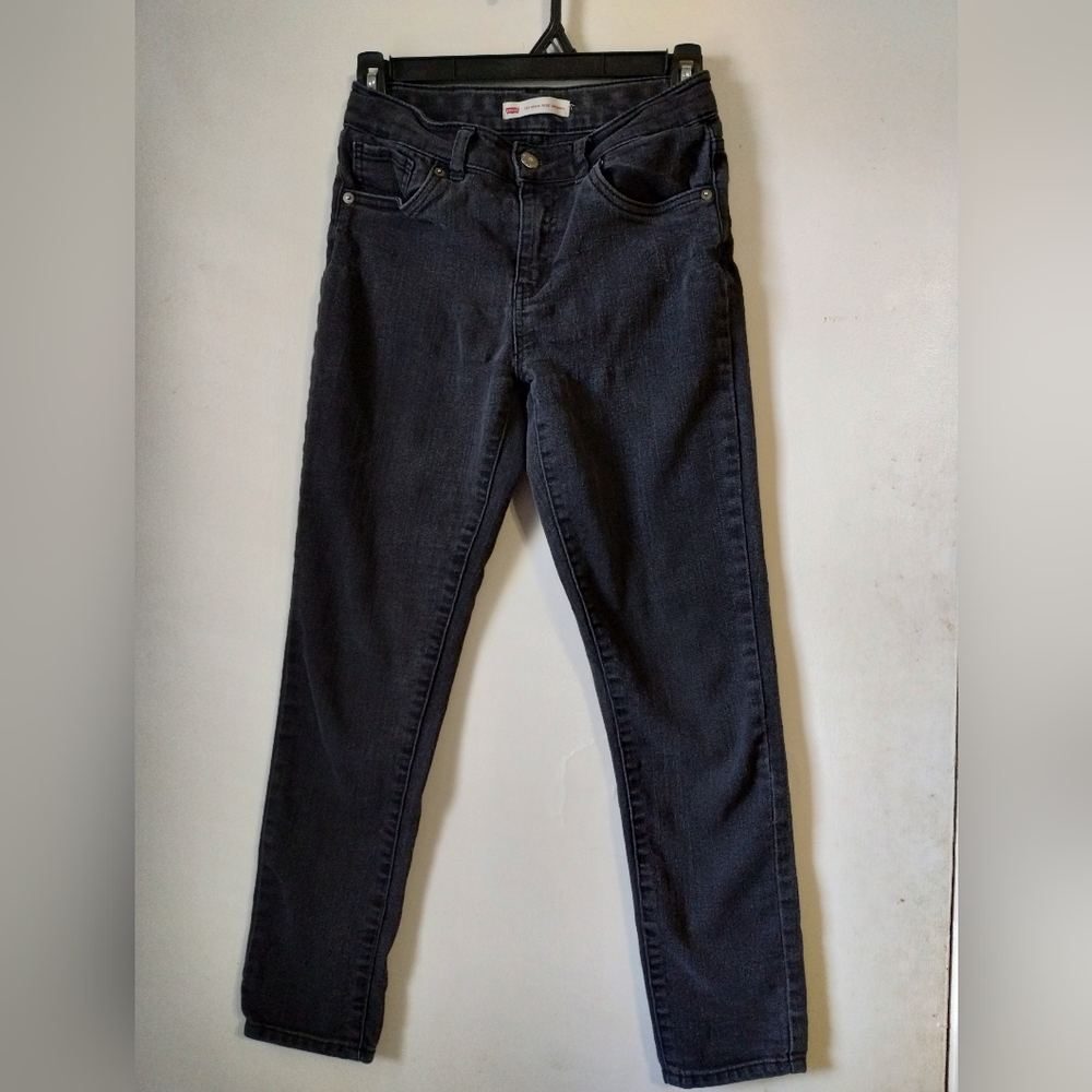 Levi's Women's Charcoal Straight Leg Jeans